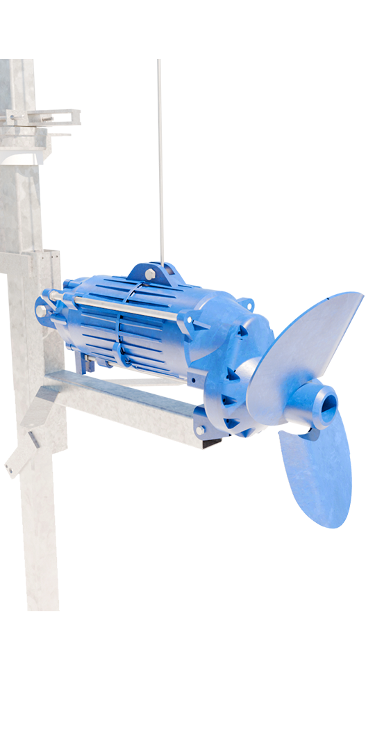 Gödselpump detalj-skärfunktion